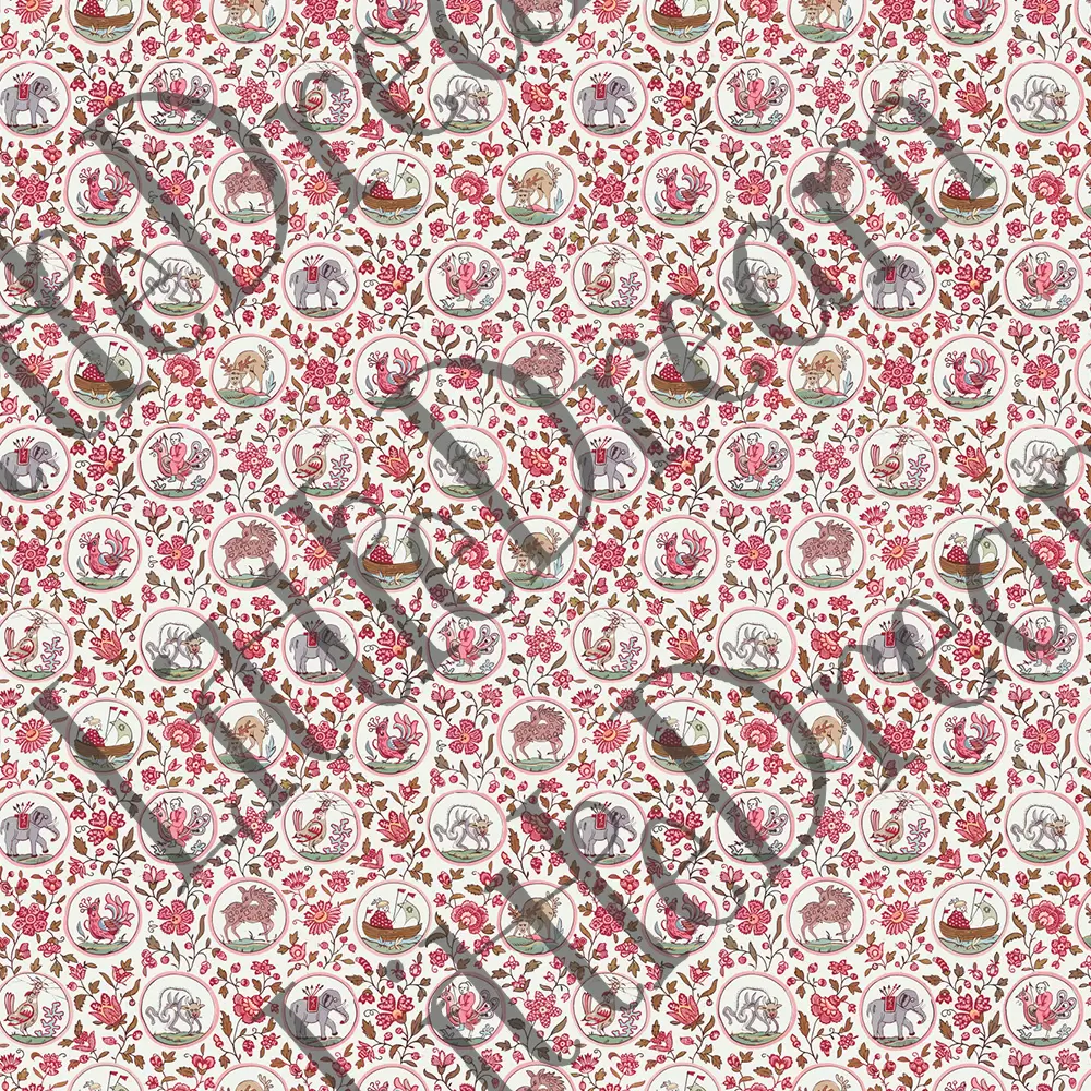 Photoshopパターン　Toilesdejouy フレンチクラシックなシームレスパターン素材 - 画像 (8)