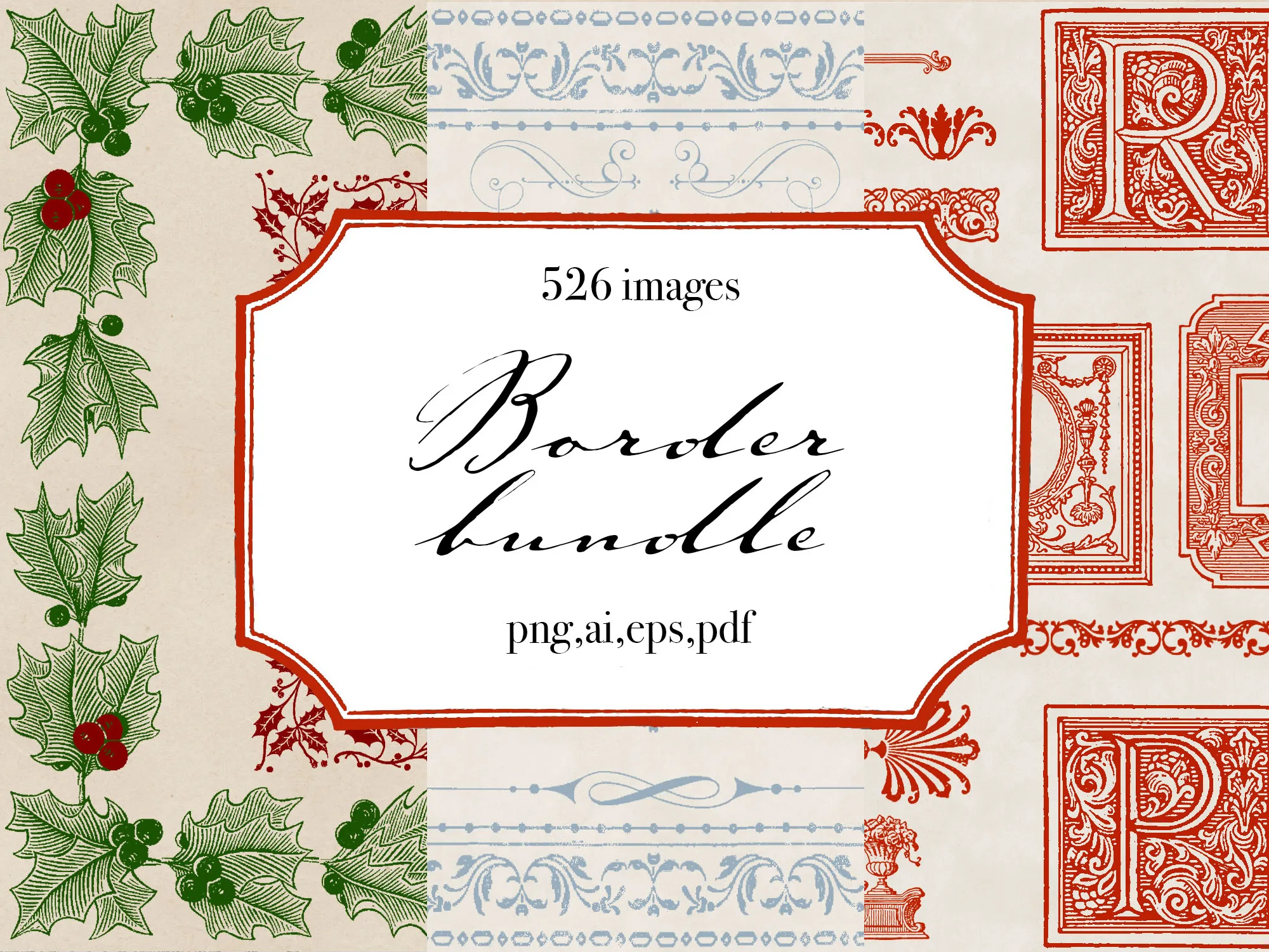 【ベクター】ボーダーバンドル　BorderBundle【png】