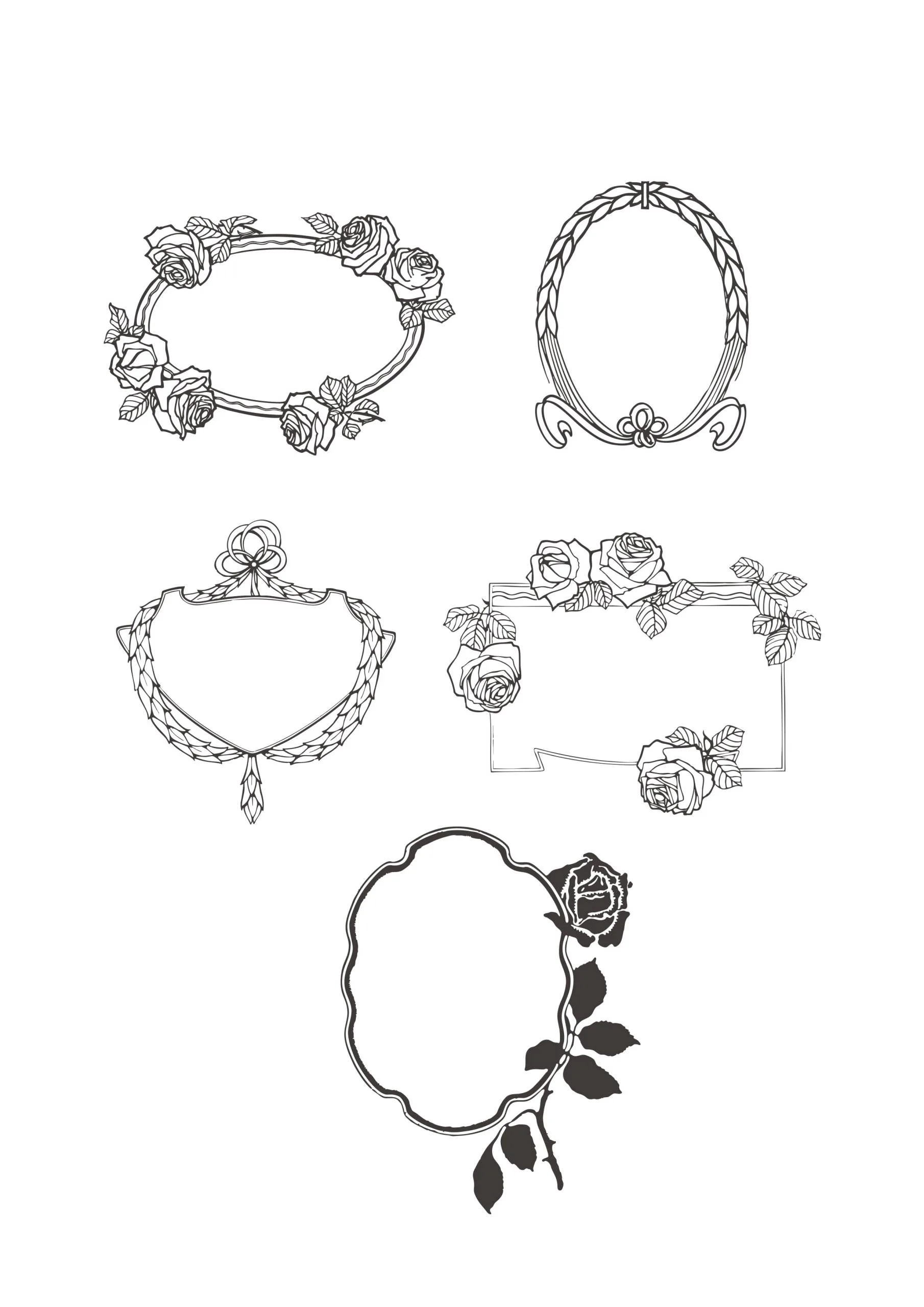 【ベクター】ばらとりぼん 212枚【png】 - 画像 (4)