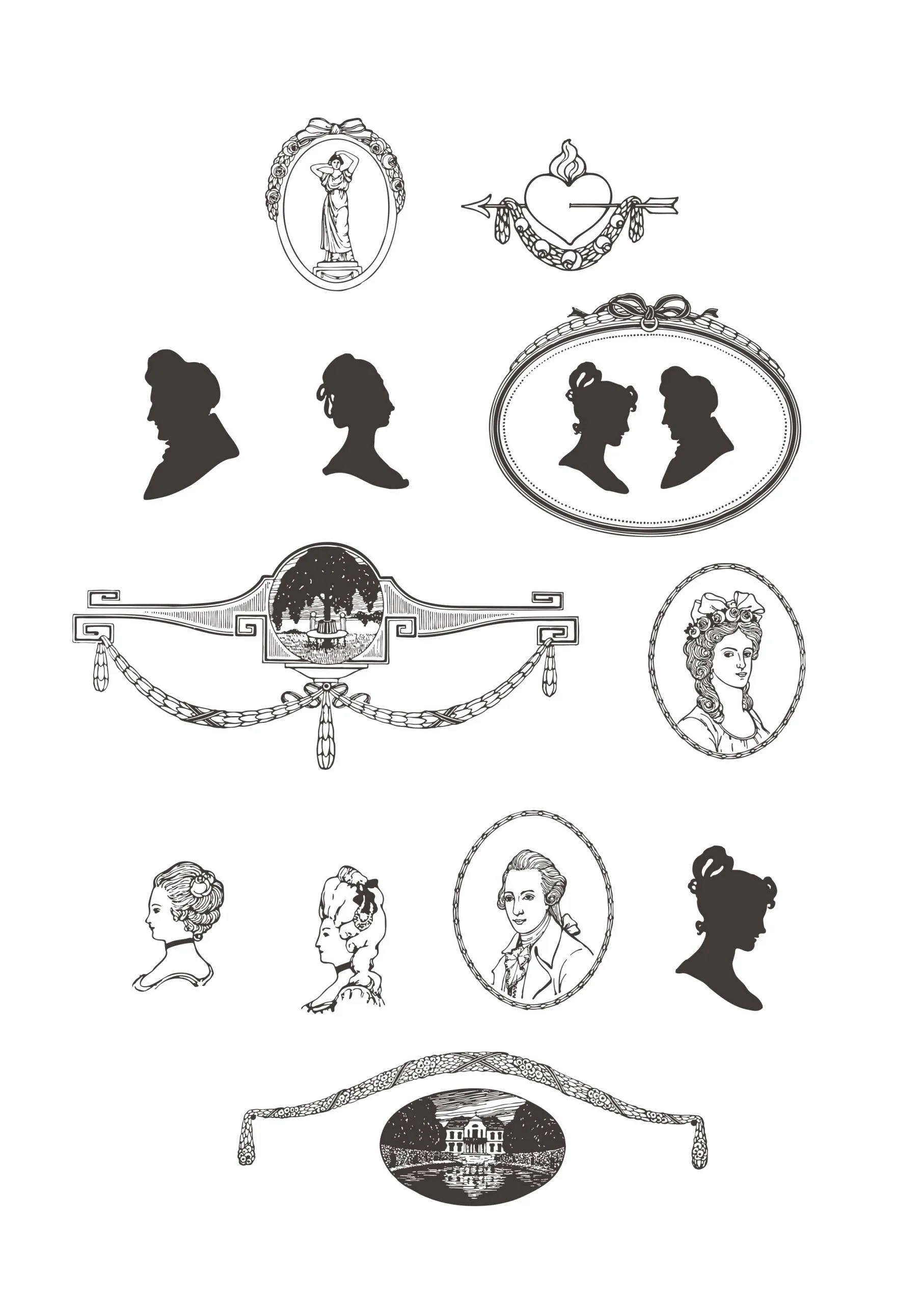 【ベクター】ばらとりぼん 212枚【png】 - 画像 (13)