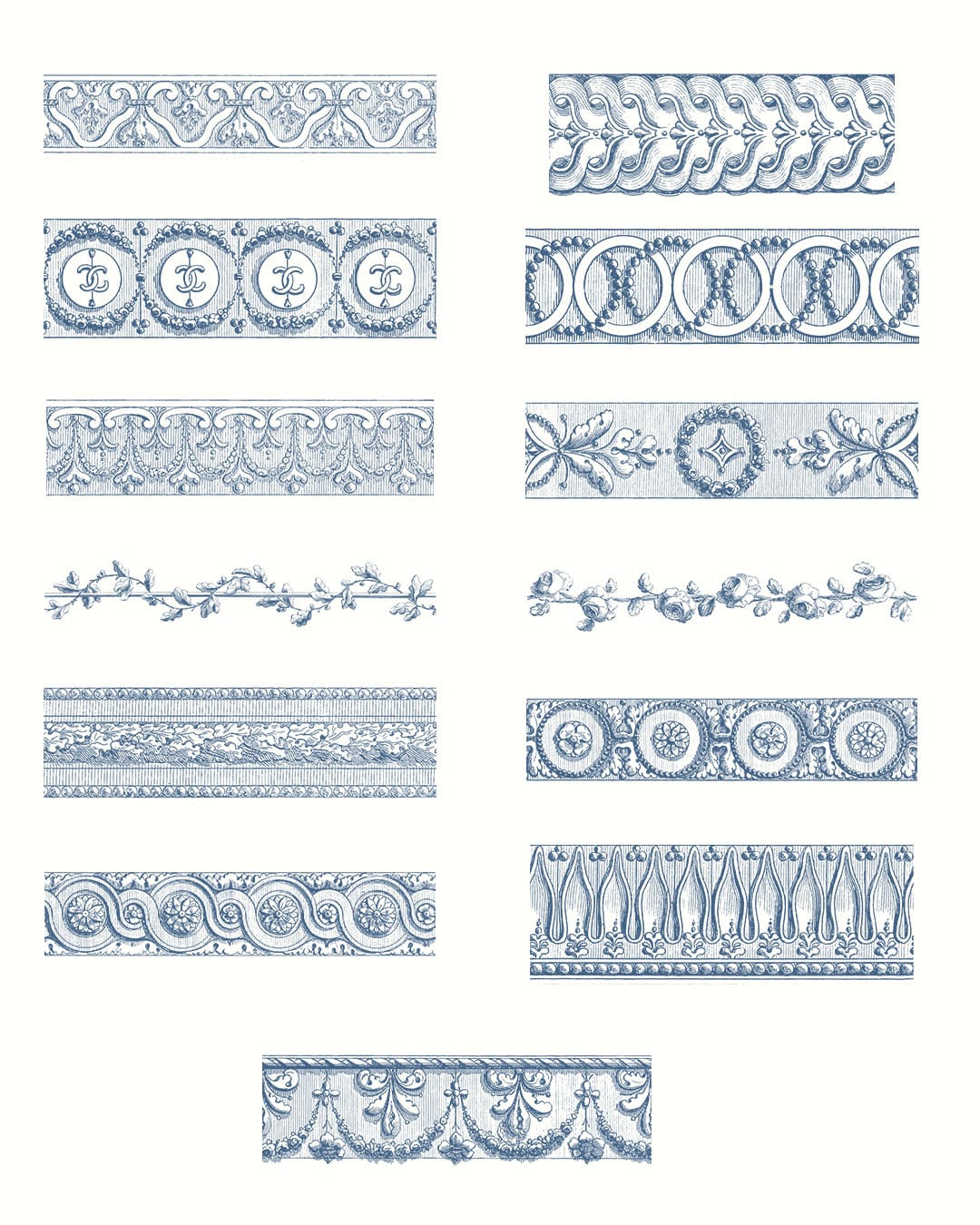 【Photoshopブラシ・パターン】French ornament frame and border フレンチオーナメントフレームアンドボーダー【png,abr,pat】 - 画像 (9)