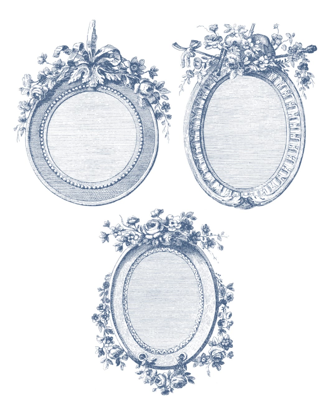 【Photoshopブラシ・パターン】French ornament frame and border フレンチオーナメントフレームアンドボーダー【png,abr,pat】 - 画像 (8)